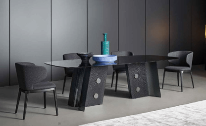 Boton Cast Glass Dining Table