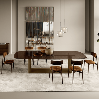 T5 Fused Glass Dining Table