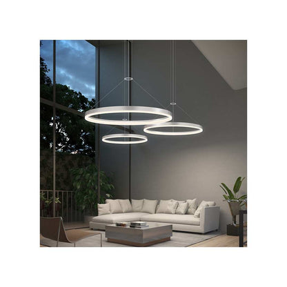 Corona 32" LED Pendant with Frosted Shade