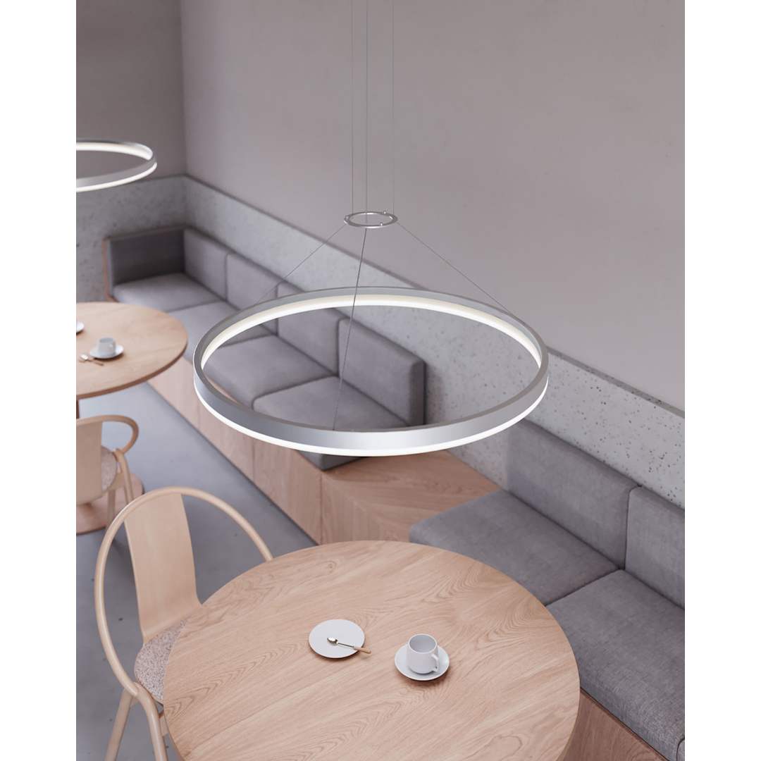 Corona 32" LED Pendant with Frosted Shade