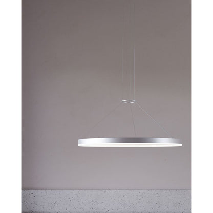 Corona 32" LED Pendant with Frosted Shade