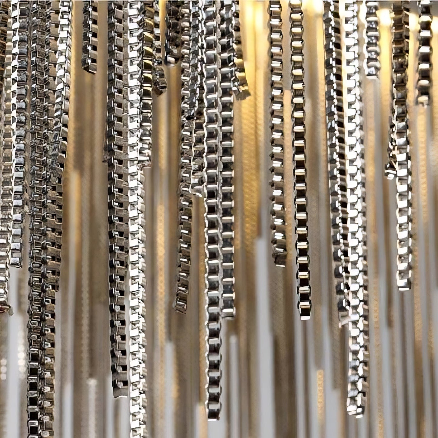 Cadena Steel Tassel Light Fixture