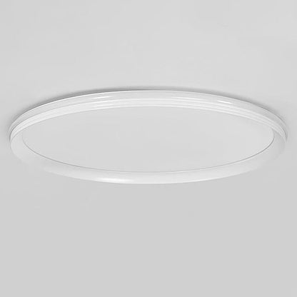 24'' Round Shaped Ultra Thin Modern Flush Mount Lights Dimmable LED Ceiling Lights