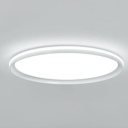24'' Round Shaped Ultra Thin Modern Flush Mount Lights Dimmable LED Ceiling Lights