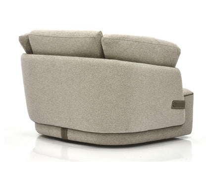 Veronica Swivel Chair - Oatmeal