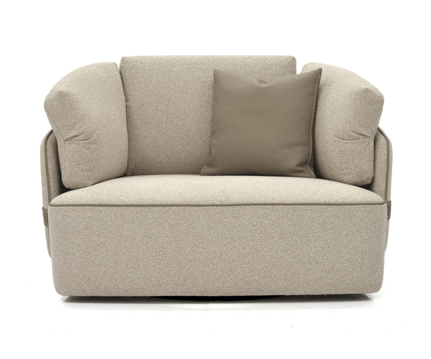 Veronica Swivel Chair - Oatmeal