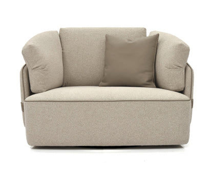 Veronica Swivel Chair - Oatmeal