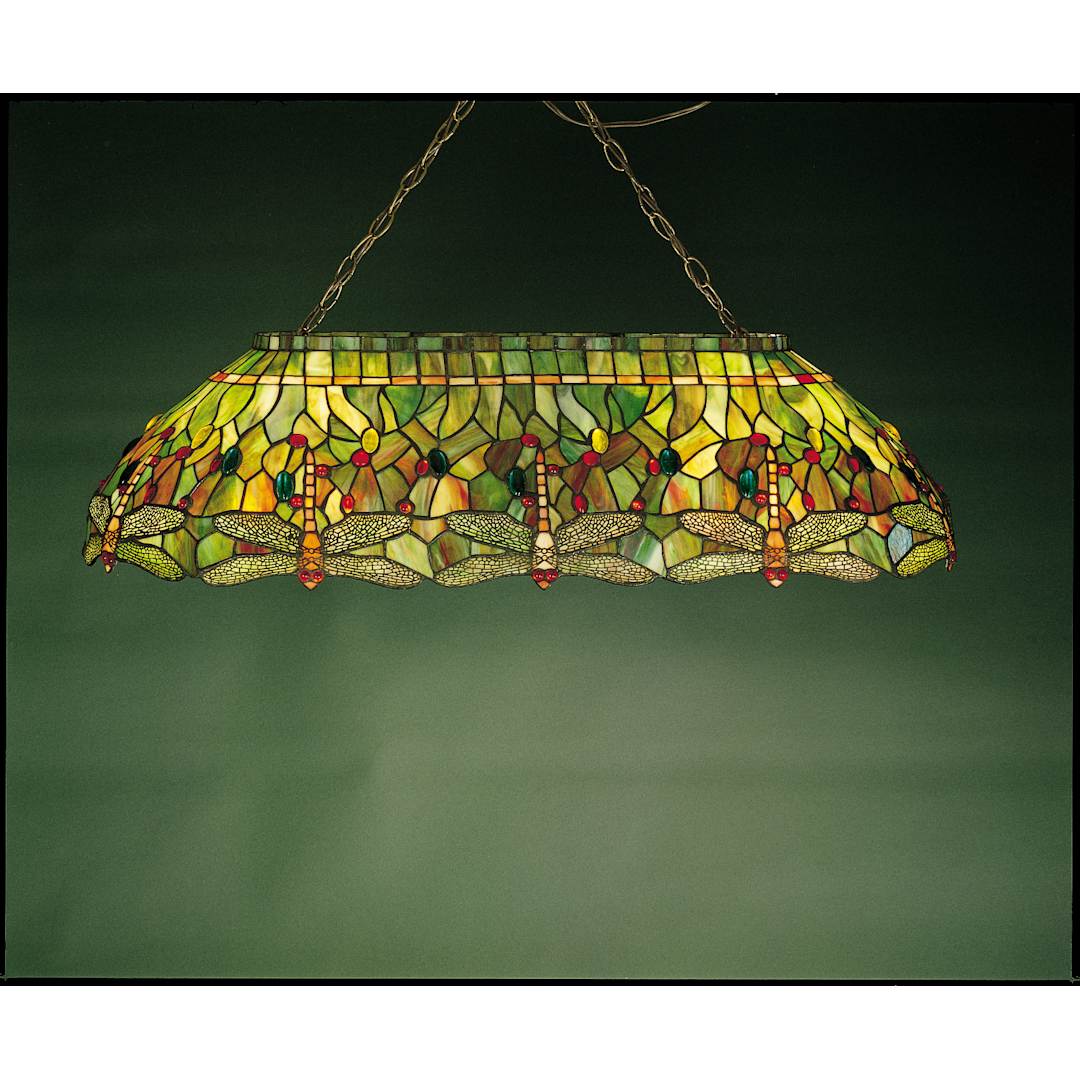 Hanginghead Dragonfly 6 Light Single Tier Billiard Chandelier