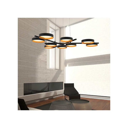 Light Guide Ring 9 Light 48-1/4" Wide Full Sized Pendant