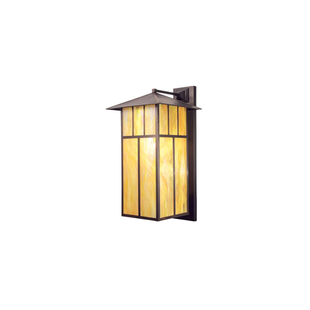 20" Wide Single Light Wall Sconce with Art Glass Shade