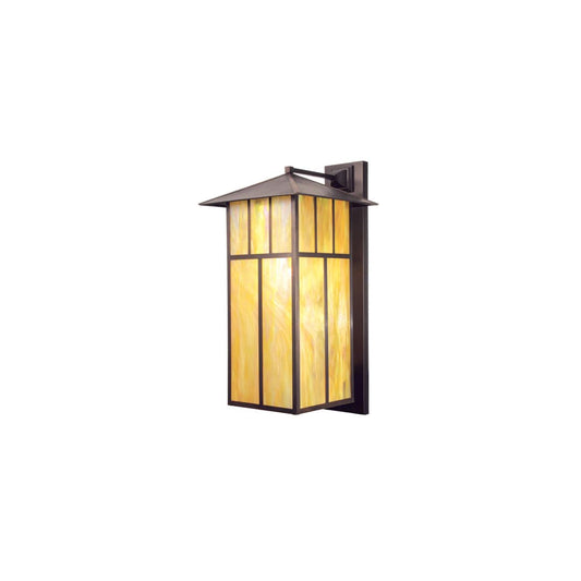 20" Wide Single Light Wall Sconce with Art Glass Shade
