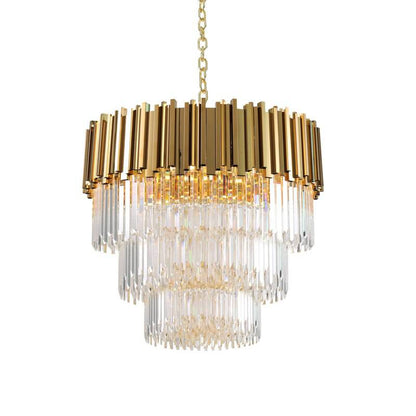 Gio 4-Tier Crystal Chandelier