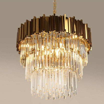 Gio 4-Tier Crystal Chandelier