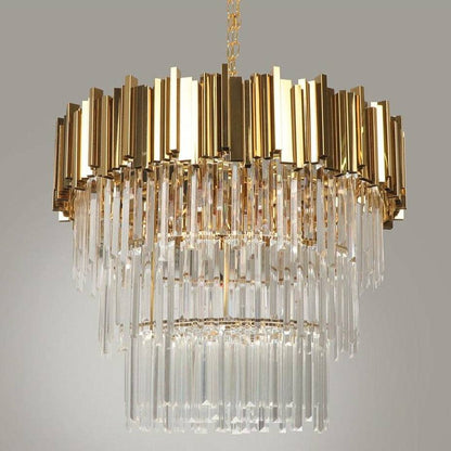 Gio 4-Tier Crystal Chandelier