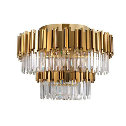 Gio 2-Tier Flush Mount Chandelier