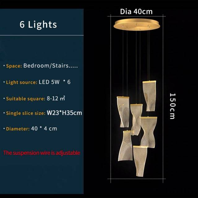 Salir Modern Suspension Chandelier