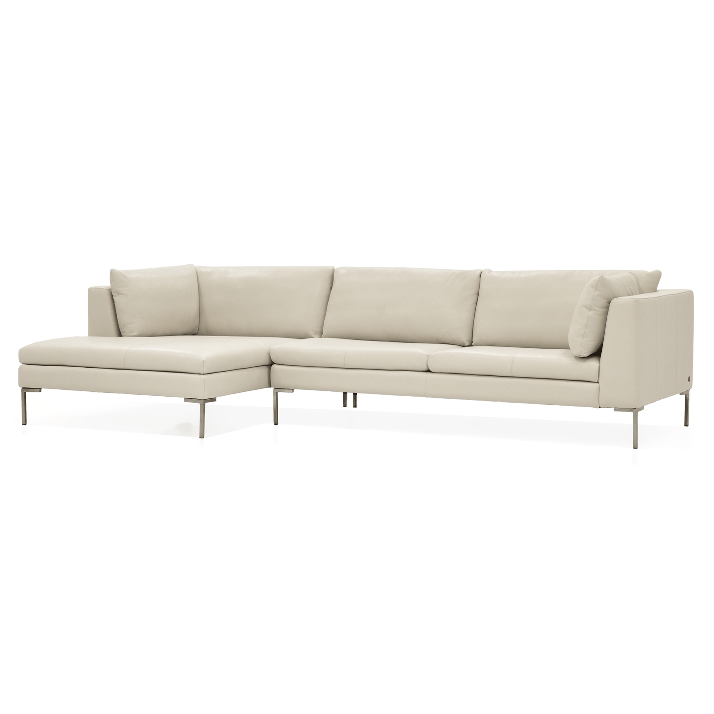 Inspiration Sectional - White Leather