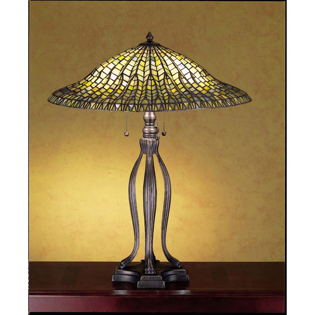 Stained Glass / Tiffany Table Lamp from the Lotus Leaf Collection