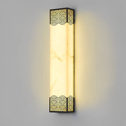 Rectangular Resin LED Waterproof Vintage Outdoor Wall Lights Wall Lamp