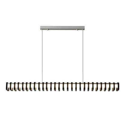 Minimalist Square Frame Decor Three Step Dimming Modern Chandelier Light