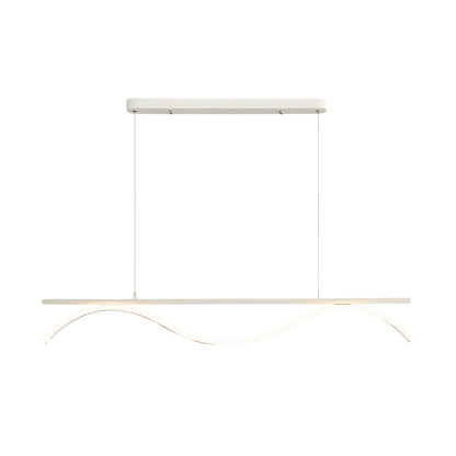 Linear Wave Design LED 1-Light Island Light - 47'' L