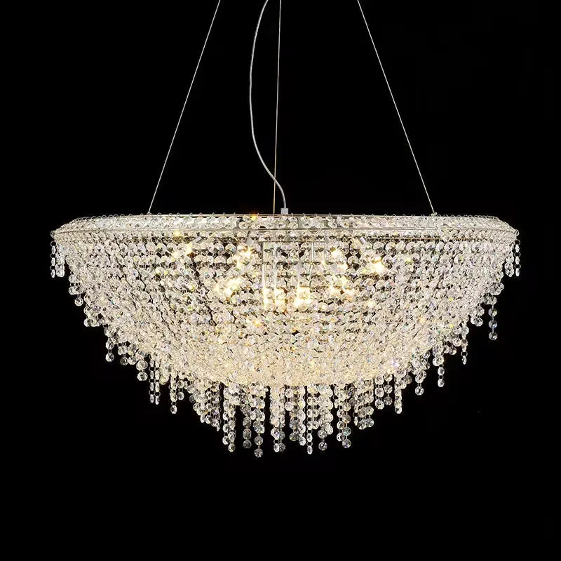 Adena Crystal Tassel Chandelier