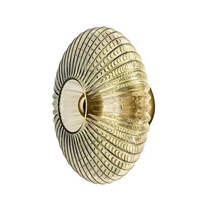Round Striped Glass LED Post-Modern Wall Lights Fixture Wall Sconce Lighting