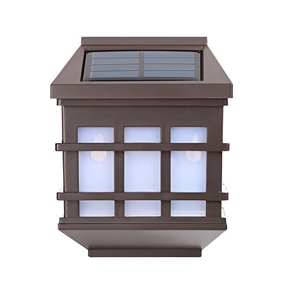 Solar LED Light-controlled Motion Sensor Modern Outdoor Wall Lamp