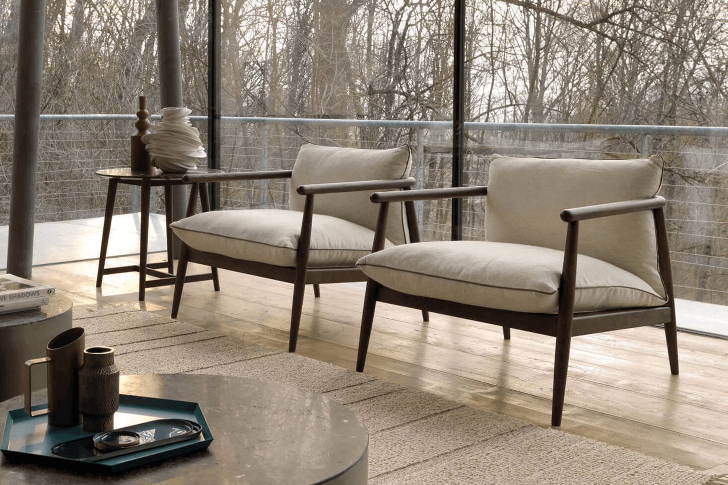 Karin Chair - Cream Fabric