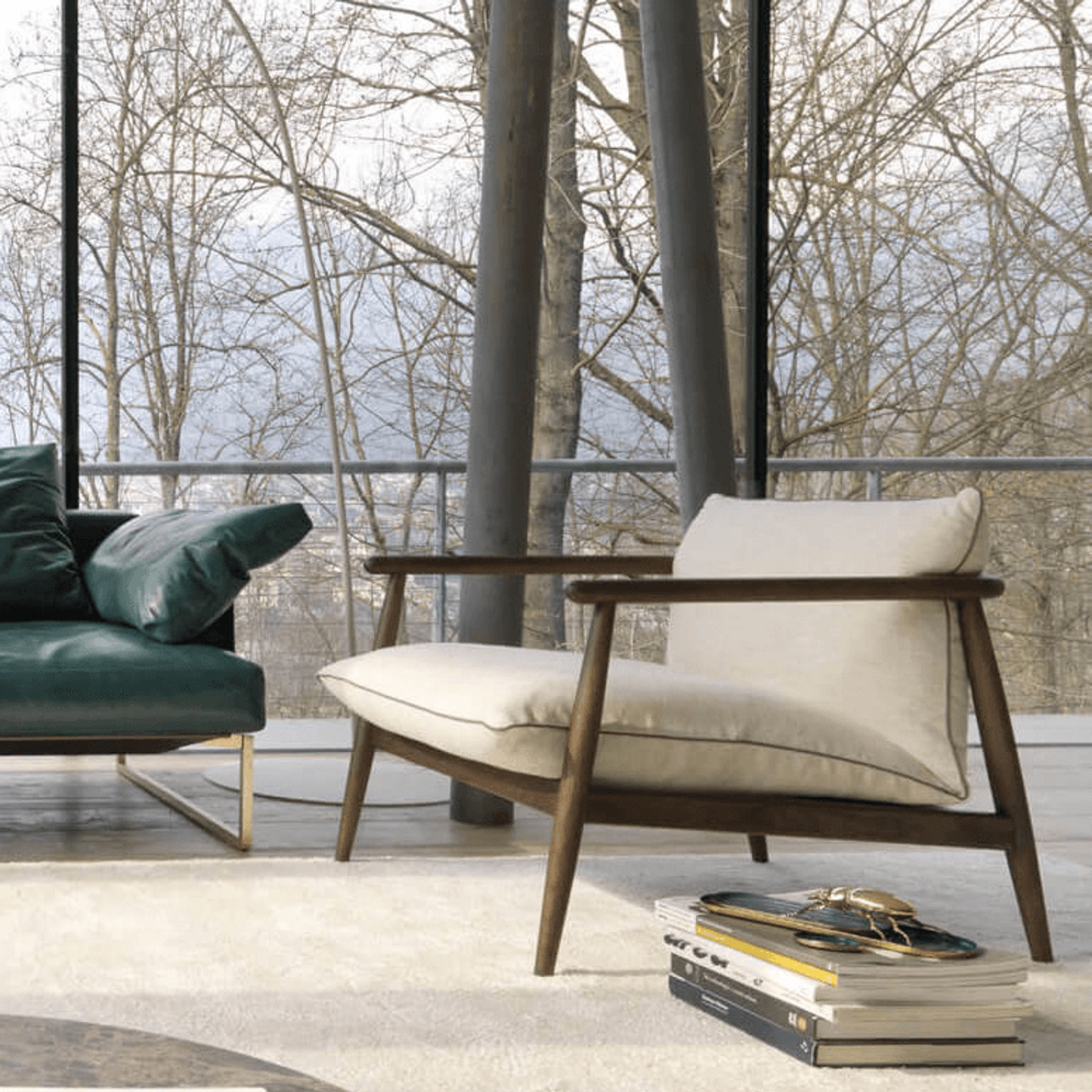 Karin Chair - Cream Fabric