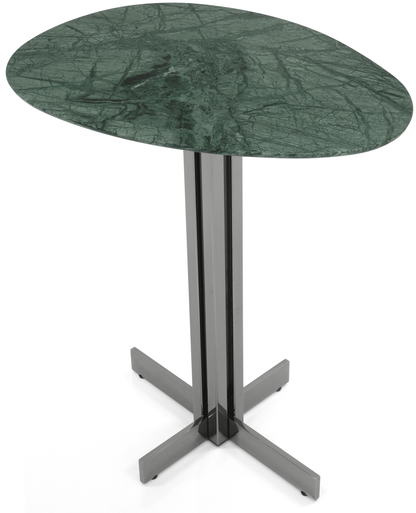 Atom Accent Table - Green Marble