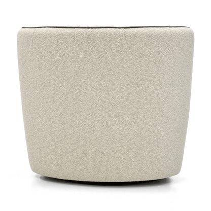 Tulip Swivel Chair - Cream Fabric
