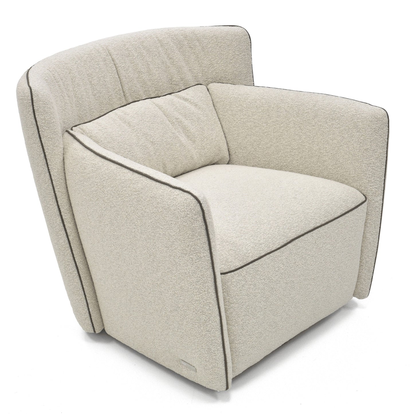 Tulip Swivel Chair - Cream Fabric