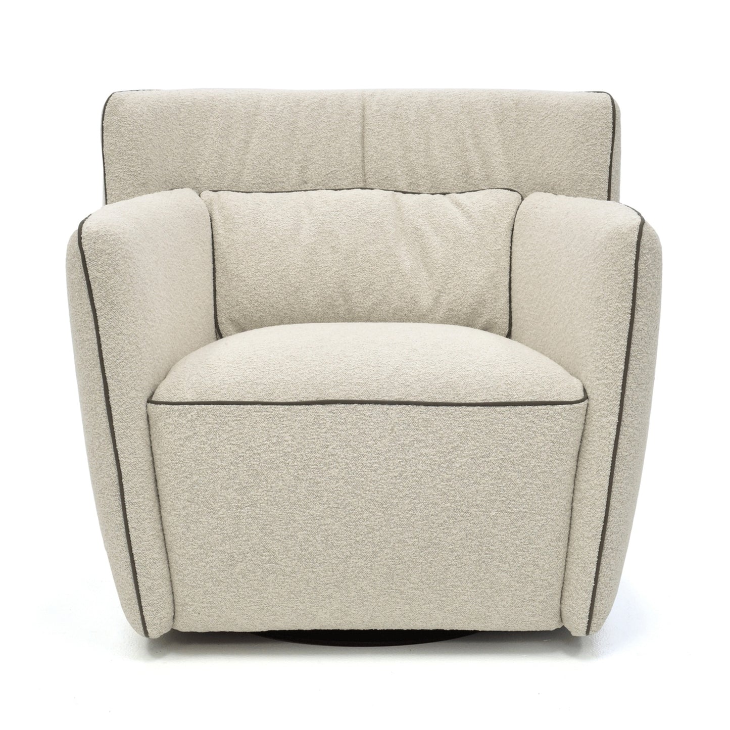 Tulip Swivel Chair - Cream Fabric