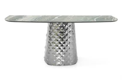 Atrium Console Table - 62 In - Kaindy/Smoke