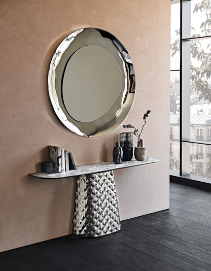 Atrium Console Table - 62 In - Kaindy/Smoke