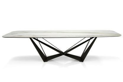 Skorpio Keramik Dining Table - 118 In