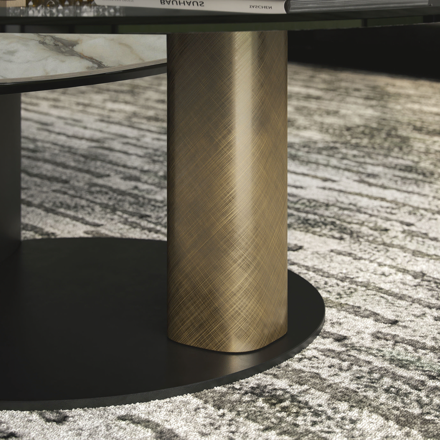 Arena Keramik Bond Cocktail Table - Bronze