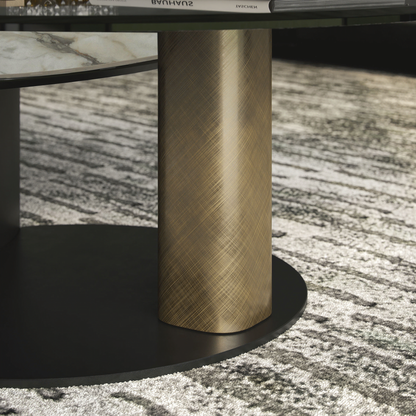 Arena Keramik Bond Cocktail Table - Bronze