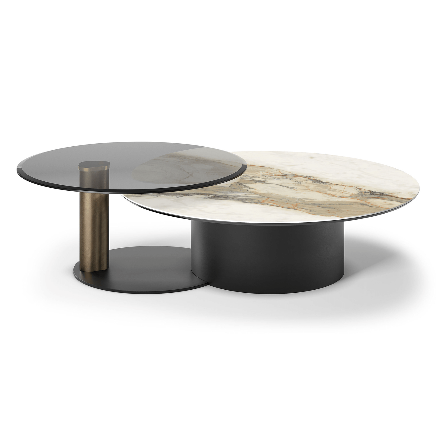 Arena Keramik Bond Cocktail Table - Fume