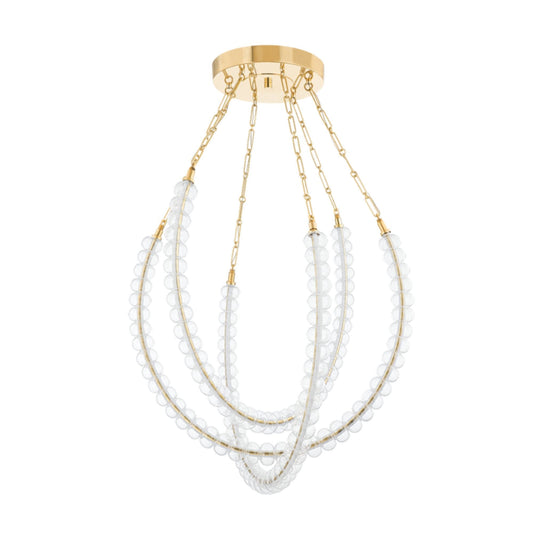 Celeste 3-Light Chandelier in  Vintage Brass 35.75L x 35.75W x 35H