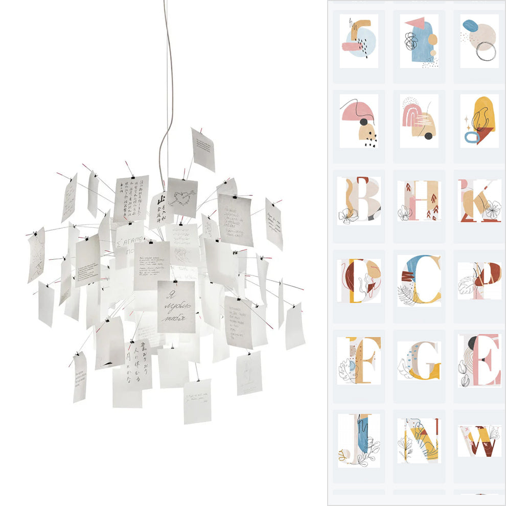 Paper Electrolier Chandelier