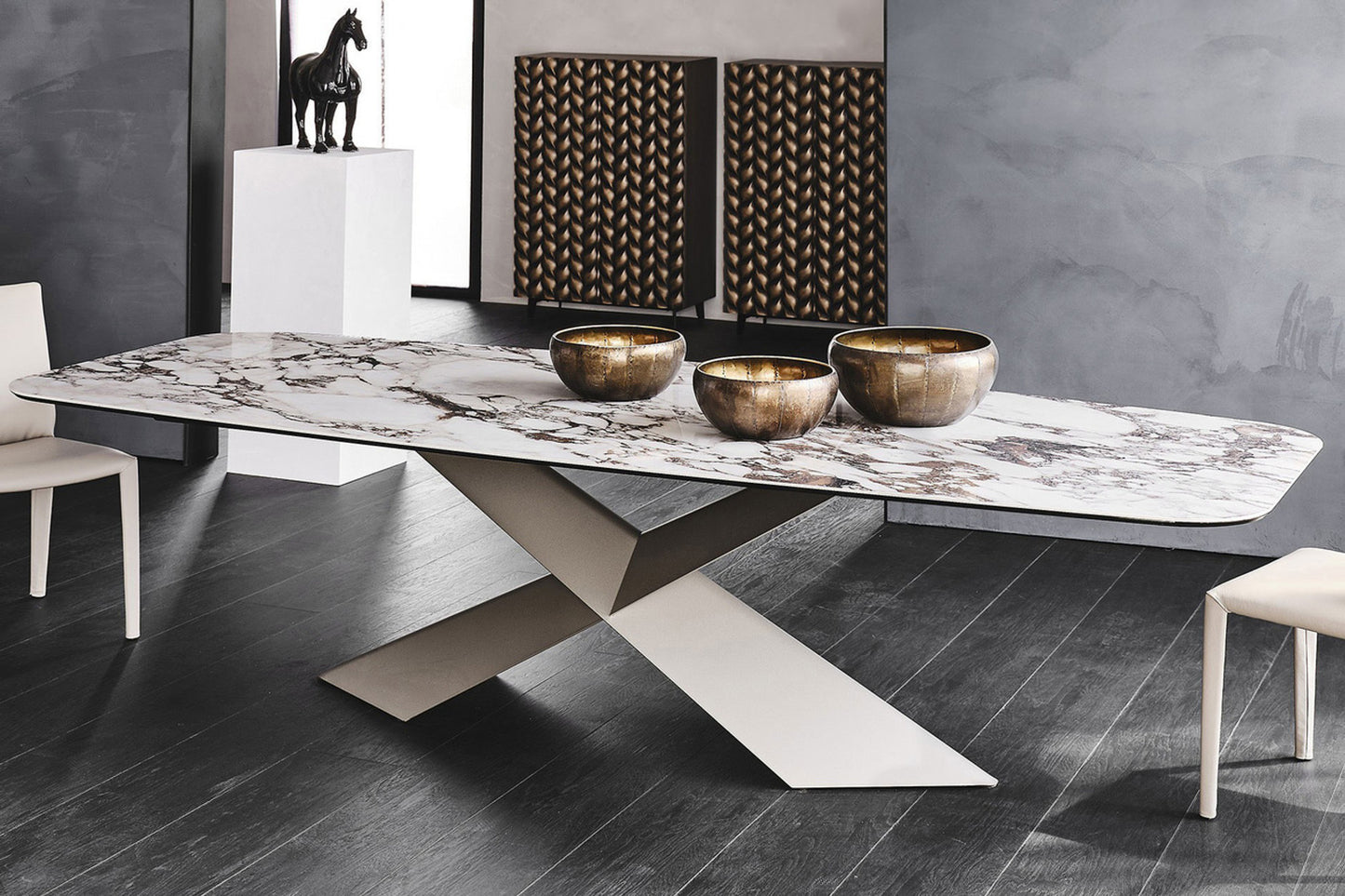 Tyron Keramik Dining Table - 94.5 In