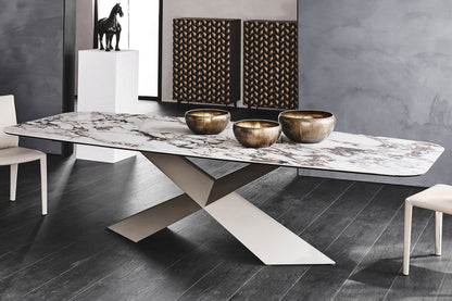 Tyron Keramik Dining Table - 94.5 In