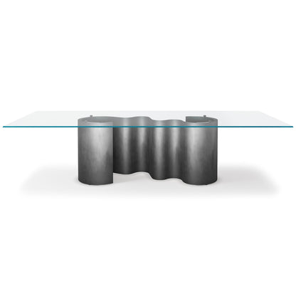 Papel Glass Dining Table - 118 In