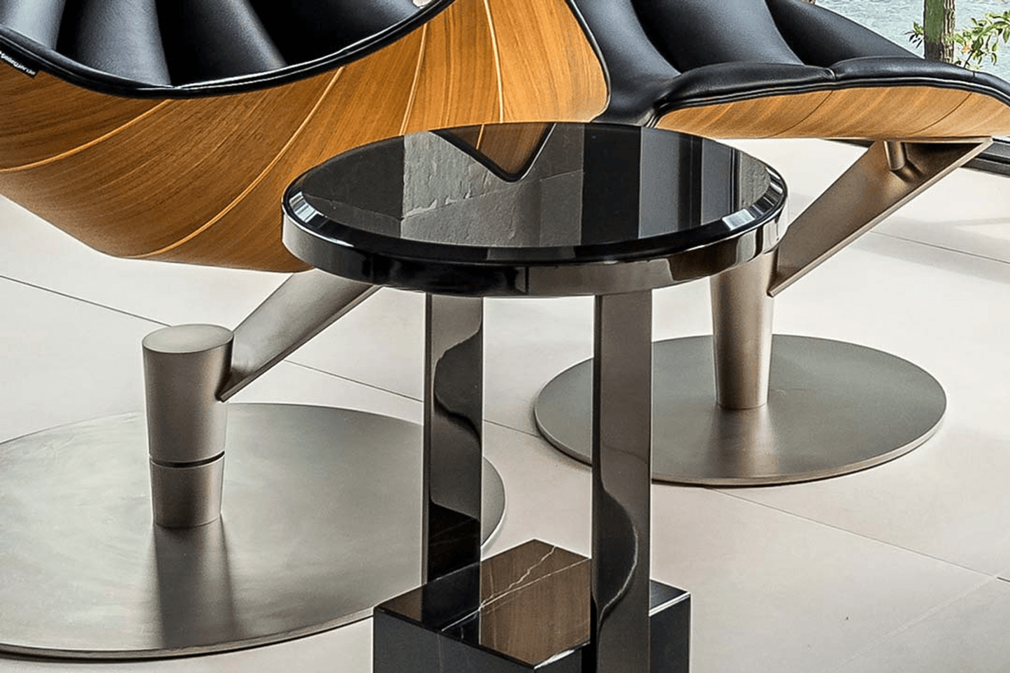 Black & More Accent Table