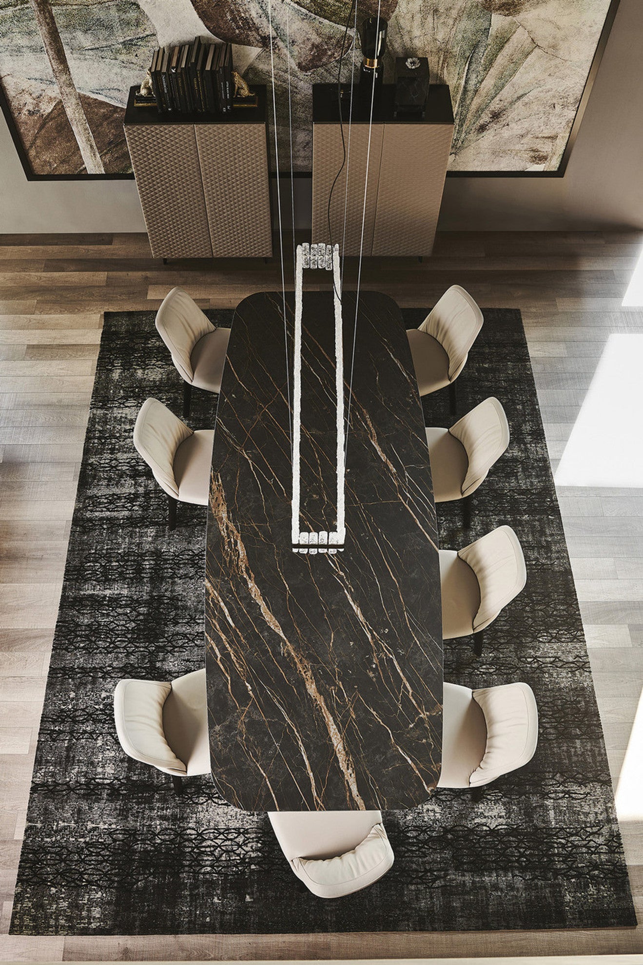 Skorpio Keramik Dining Table - 94.5 In