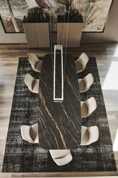 Skorpio Keramik Dining Table - 118 In