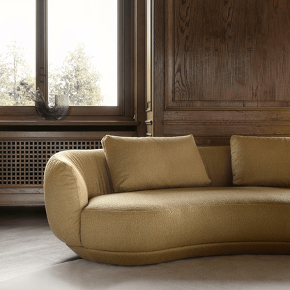 Andali Sofa - Mustard Fabric