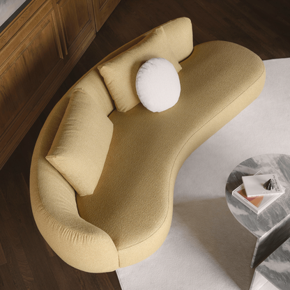 Andali Sofa - Mustard Fabric
